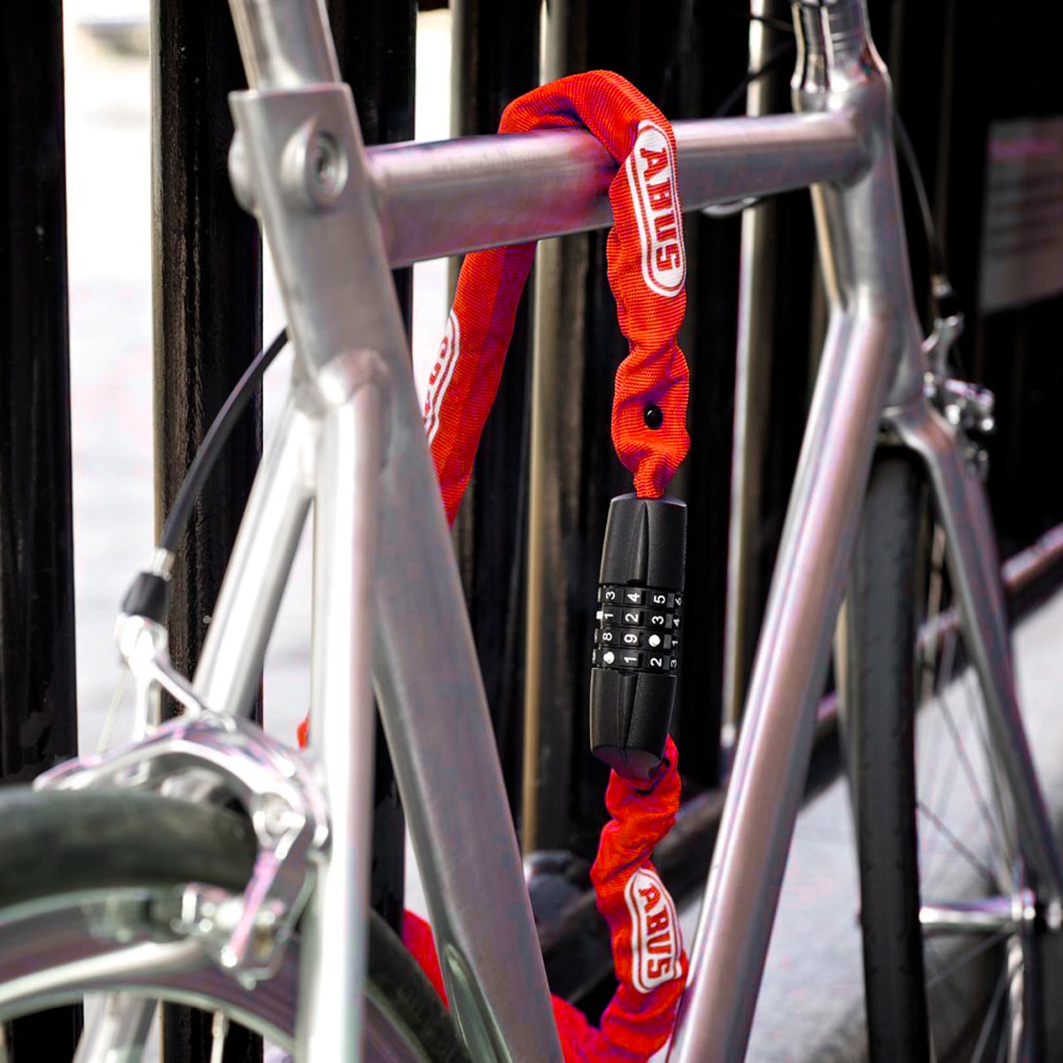 Candado Cadena ABUS Tresor 1385 Neon Orange