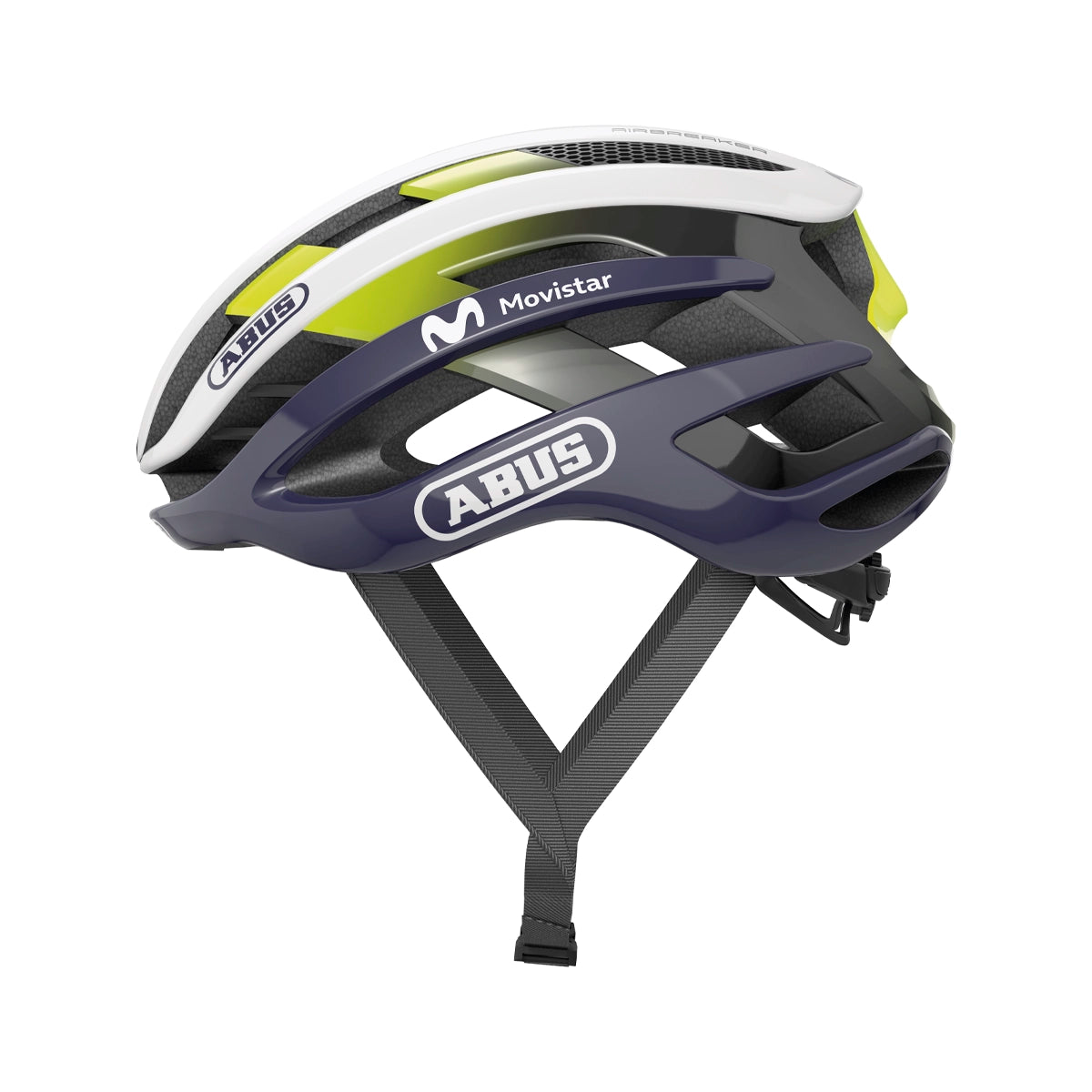 Casco ABUS AirBreaker Movistar Team '24