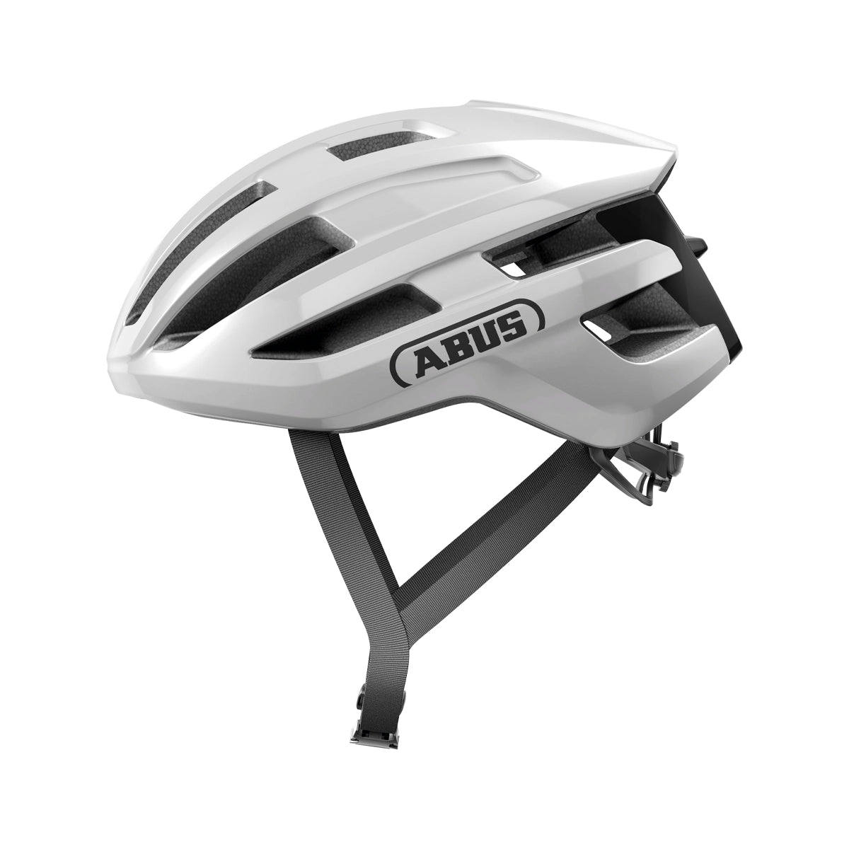 Casco ABUS PowerDome Shiny White