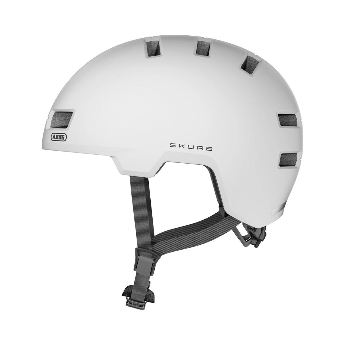Casco ABUS Skurb Pearl White