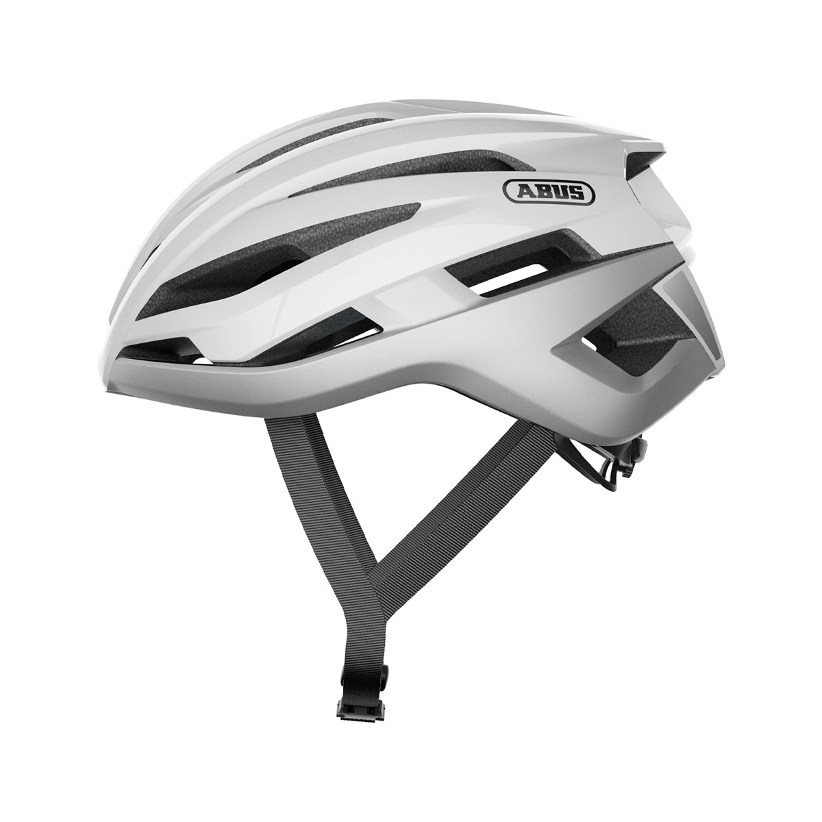 Casco ABUS StormChaser Polar White