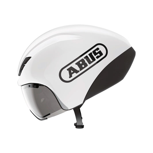 Casco ABUS GameChanger TT 1.1 Shiny White side