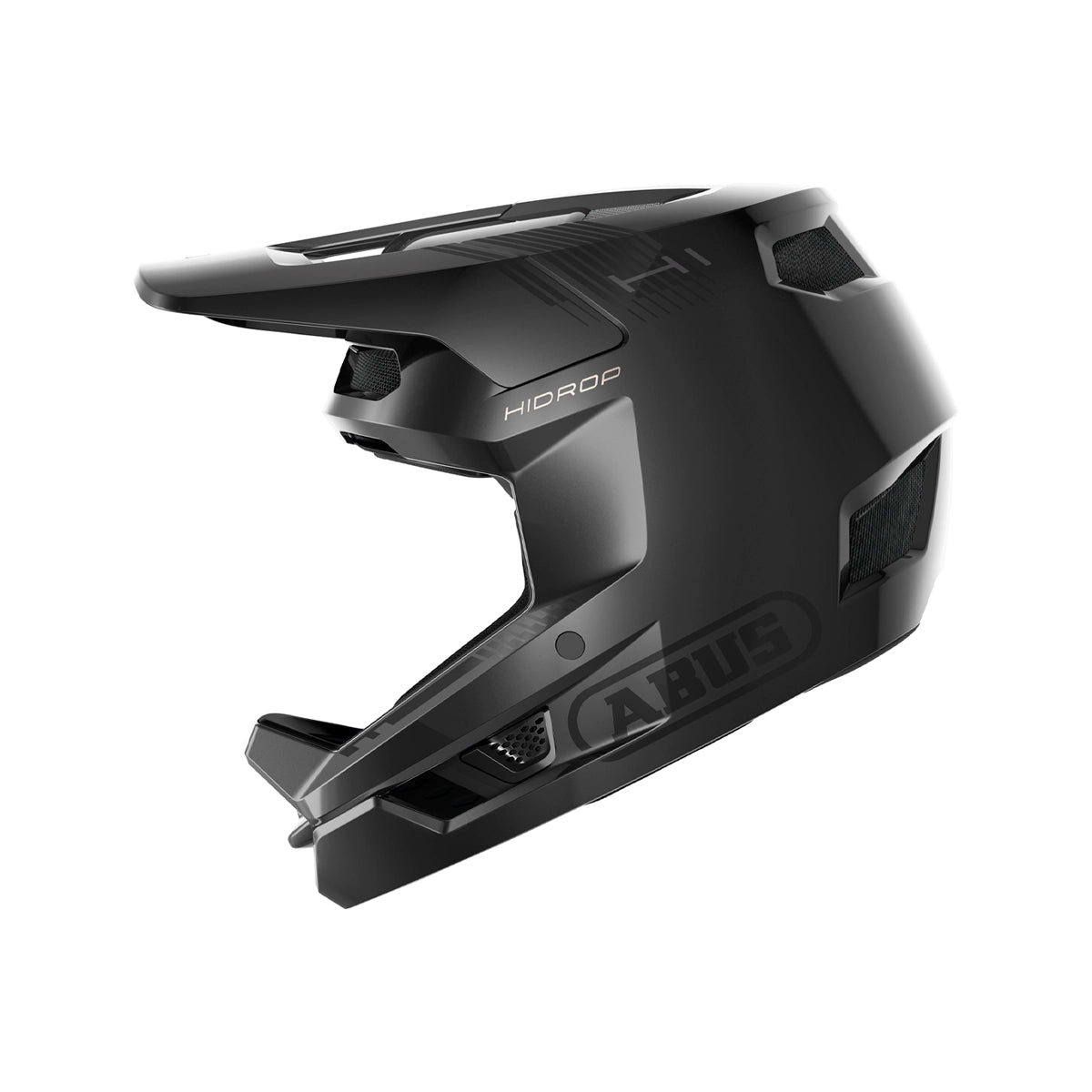 Casco ABUS HiDrop Shiny Black