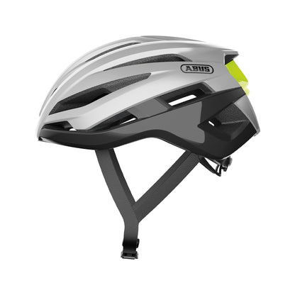 Casco ABUS StormChaser Gleam Silver